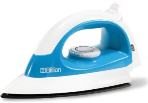 Billion 1100 W Non-stick Extra-power XR112 1100 W Dry Iron  (White and Sky Blue)#JustHere